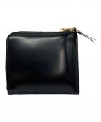 COMME des GARCONSコムデギャルソン）の古着「L字型ZIP財布」｜ブラック