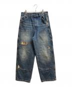 MARC JACOBSマークジェイコブズ）の古着「Grunge Oversized Carpenter Jean」｜インディゴ