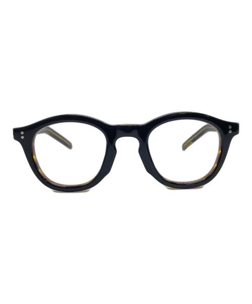 金子眼鏡（カネコガンキョウ）金子眼鏡 (カネコガンキョウ) UNITED ARROWS (ユナイテッドアローズ) 別注眼鏡フレーム「French」 ブラックの古着・服飾アイテム