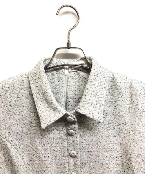 darich（ダーリッチ）Darich (ダーリッチ) チェーンベルトツイードワンピース ブラウン サイズ:Freeの古着・服飾アイテム