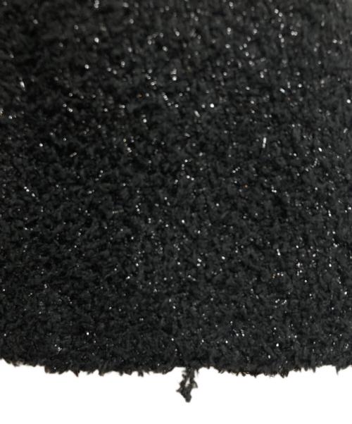 darich（ダーリッチ）darich (ダーリッチ) ラメツイードハイウエストフレアスカート ブラック サイズ:Sの古着・服飾アイテム