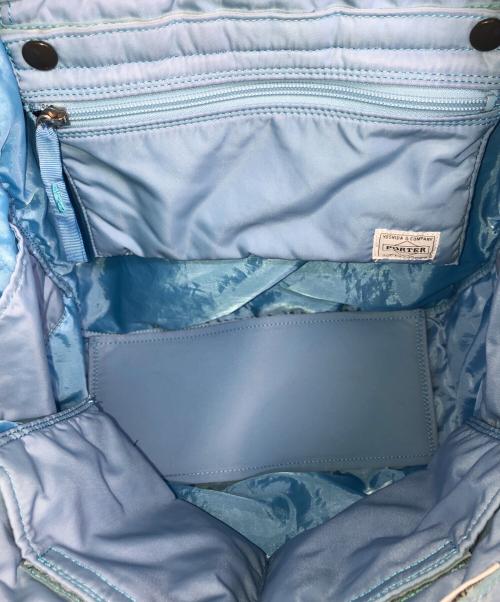 PORTER（ポーター）PORTER (ポーター) CREAM  TOTE BAG ネイビーの古着・服飾アイテム