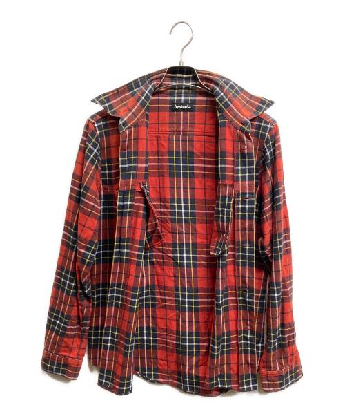 Hysteric Glamour（ヒステリックグラマー）Hysteric Glamour (ヒステリックグラマー) フランネルシャツ レッド サイズ:Freeの古着・服飾アイテム