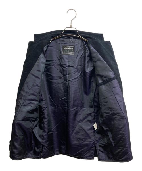 Hysteric Glamour（ヒステリックグラマー）Hysteric Glamour (ヒステリックグラマー) バック刺繍ベロアテーラードジャケット ブラック サイズ:Freeの古着・服飾アイテム