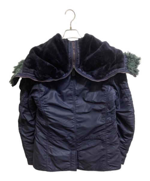 COMME des GARCONS JUNYA WATANABE MAN（コム デ ギャルソン ジュンヤ ワタナベ マン）COMME des GARCONS JUNYA WATANABE MAN (コム デ ギャルソン ジュンヤ ワタナベ マン) 再構築 N-3Bタイプフライトジャケット ネイビー サイズ:Sの古着・服飾アイテム