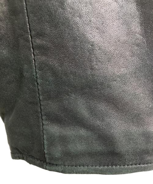 Hysteric Glamour（ヒステリックグラマー）Hysteric Glamour (ヒステリックグラマー) ROCK’N ROLL シングルBZ ワッペン付 袖ラムレザー スタジャン ブラック サイズ:Lの古着・服飾アイテム