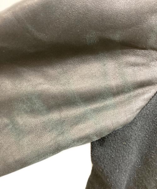 Hysteric Glamour（ヒステリックグラマー）Hysteric Glamour (ヒステリックグラマー) ROCK’N ROLL シングルBZ ワッペン付 袖ラムレザー スタジャン ブラック サイズ:Lの古着・服飾アイテム