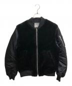 LUKERルーカー）の古着「MA-1ジャケット」｜ブラック