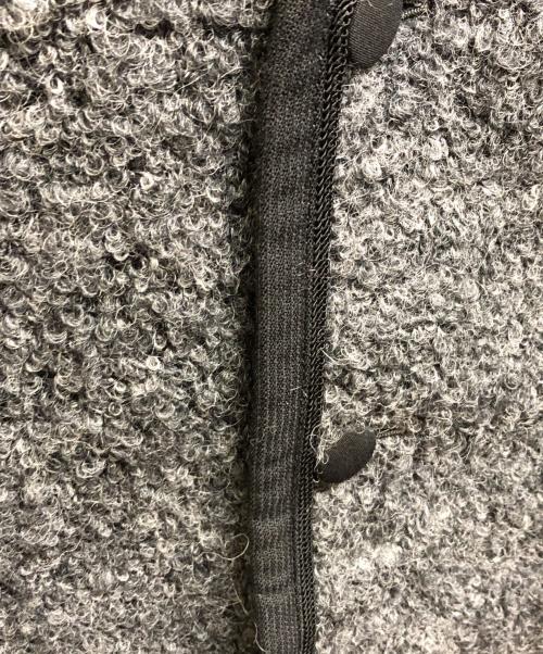 COMME des GARCONS JUNYA WATANABE MAN（コム デ ギャルソン ジュンヤ ワタナベ マン）COMME des GARCONS JUNYA WATANABE MAN (コムデギャルソンジュンヤワタナベマン) ウールループジャケット グレー サイズ:Lの古着・服飾アイテム