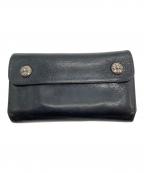 CHROME HEARTSクロムハーツ）の古着「WAVEロングウォレット」｜ブラック