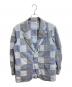 J.PRESS（ジェイプレス）の古着「パッチワークテーラードジャケット」｜ブルー