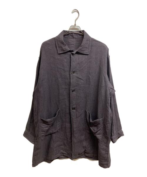 COLINA（コリーナ）COLINA (コリーナ) リネンアトリエコート ネイビー サイズ:ーの古着・服飾アイテム