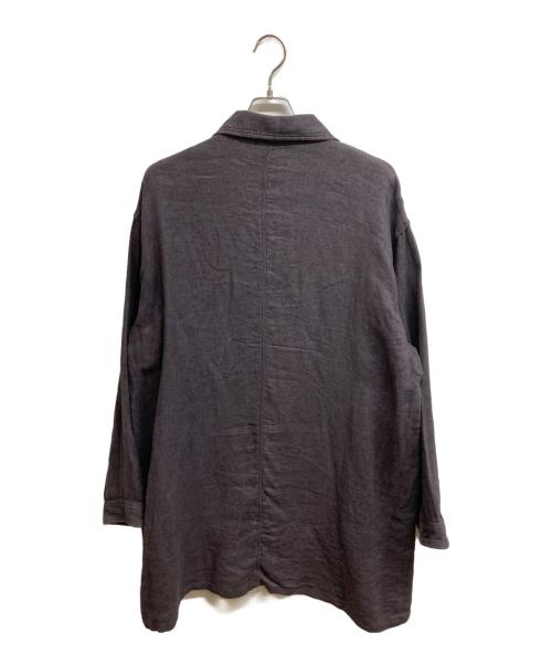 COLINA（コリーナ）COLINA (コリーナ) リネンアトリエコート ネイビー サイズ:ーの古着・服飾アイテム