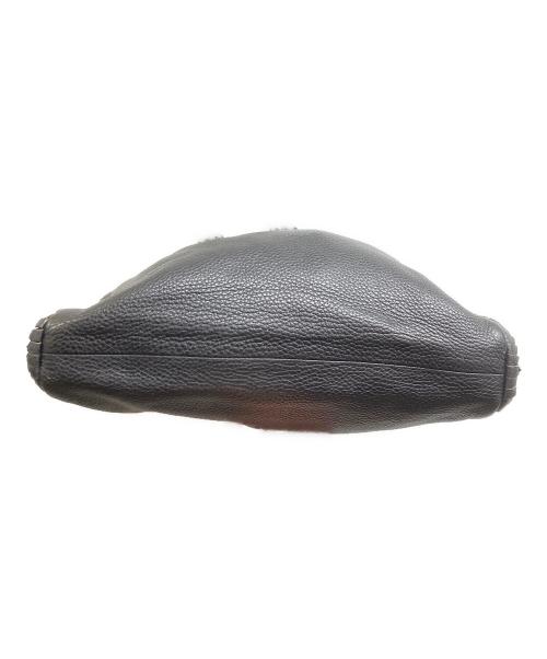 BVLGARI（ブルガリ）BVLGARI (ブルガリ) ツイストハンドルバッグ ブラックの古着・服飾アイテム