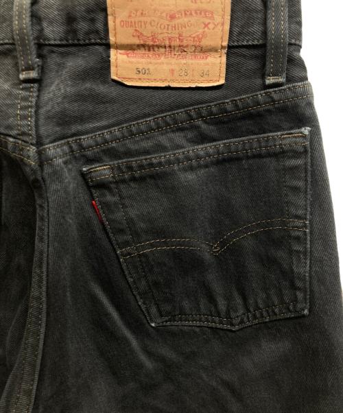 LEVI'S（リーバイス）LEVI'S (リーバイス) 501デニムパンツ ブラック サイズ:W28L34の古着・服飾アイテム