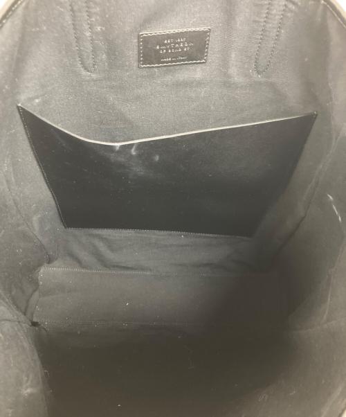 SMYTHSON（スマイソン）SMYTHSON (スマイソン) 2WAYトートバッグ ブルー×ブラックの古着・服飾アイテム