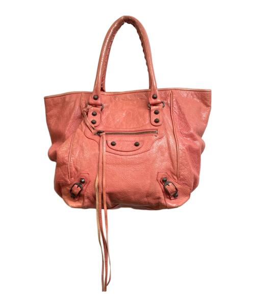 BALENCIAGA（バレンシアガ）BALENCIAGA (バレンシアガ) ザ・サンデートートバッグ ピンクの古着・服飾アイテム