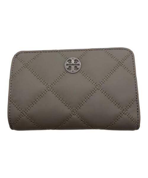 TORY BURCH（トリーバーチ）TORY BURCH (トリーバーチ) 2つ折り財布 グレーの古着・服飾アイテム