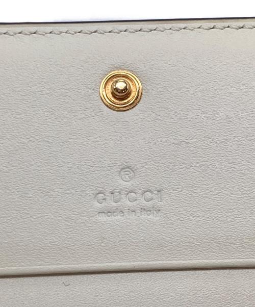 GUCCI（グッチ）GUCCI (グッチ) グッチ レ ポム カードケース ウォレット ベージュの古着・服飾アイテム