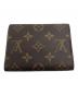 LOUIS VUITTON (ルイ ヴィトン) ポルトフォイユ・ヴィクトリーヌ コンパクト ブラウン：25000円