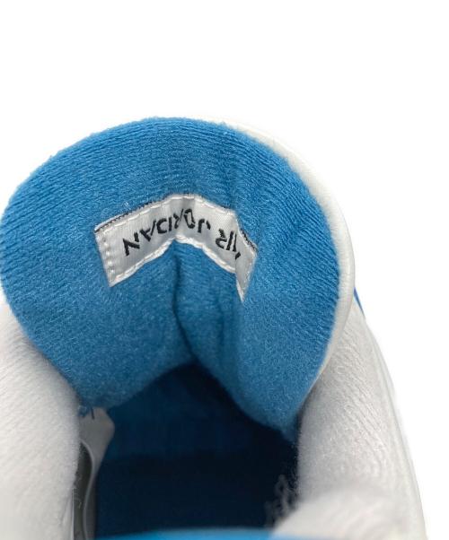 NIKE（ナイキ）NIKE (ナイキ) AIR JORDAN 4 RETRO ブルー×ホワイト サイズ:UK9の古着・服飾アイテム