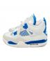 NIKE (ナイキ) AIR JORDAN 4 RETRO ブルー×ホワイト サイズ:UK9：16000円