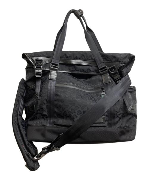 master-piece（マスターピース）master-piece (マスターピース) MODEL -POTENTIAL BLACK LEOPARD メッセンジャーバッグ ブラックの古着・服飾アイテム