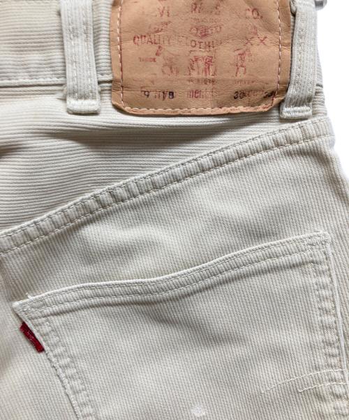 LEVI'S（リーバイス）LEVI'S (リーバイス) ヴィンテージコーデュロイパンツ ホワイト サイズ:76cm (W30)の古着・服飾アイテム
