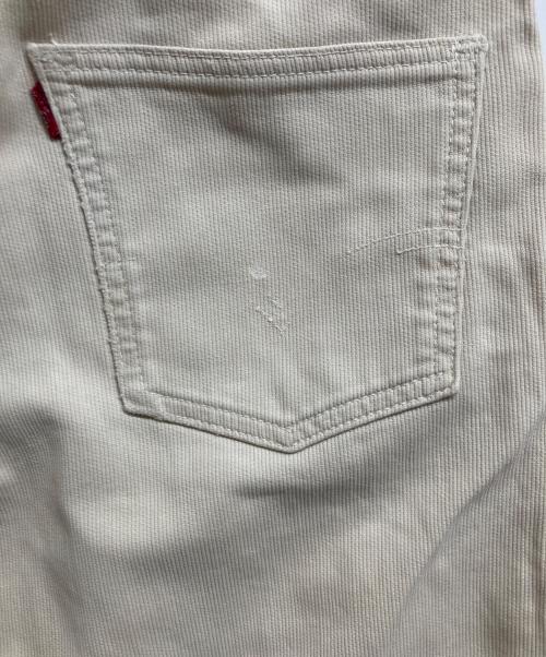 LEVI'S（リーバイス）LEVI'S (リーバイス) ヴィンテージコーデュロイパンツ ホワイト サイズ:76cm (W30)の古着・服飾アイテム