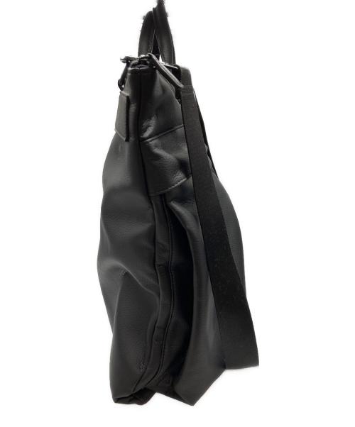 UNITED ARROWS（ユナイテッドアローズ）UNITED ARROWS (ユナイテッドアローズ) シンセティックレザーヘルメットバッグ ブラックの古着・服飾アイテム