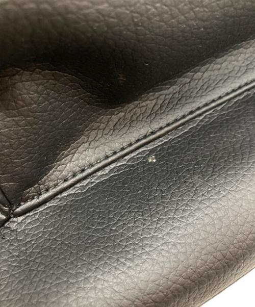 UNITED ARROWS（ユナイテッドアローズ）UNITED ARROWS (ユナイテッドアローズ) シンセティックレザーヘルメットバッグ ブラックの古着・服飾アイテム