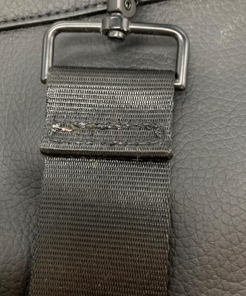 UNITED ARROWS（ユナイテッドアローズ）UNITED ARROWS (ユナイテッドアローズ) シンセティックレザーヘルメットバッグ ブラックの古着・服飾アイテム