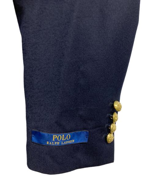 POLO RALPH LAUREN（ポロ・ラルフローレン）POLO RALPH LAUREN (ポロ・ラルフローレン) メタルボタン モダン ギャバジン ブレザー ネイビー サイズ:40S 未使用品の古着・服飾アイテム