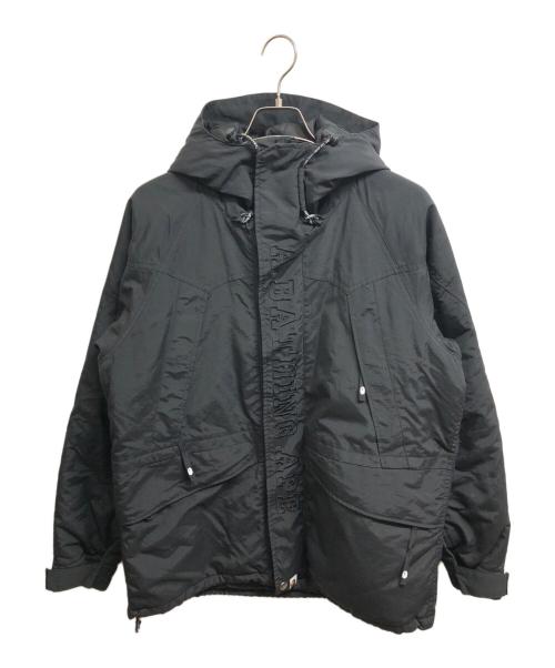 A BATHING APE（ア ベイシング エイプ）A BATHING APE (ア ベイシング エイプ) Snowboard Jacket ブラック サイズ:Lの古着・服飾アイテム