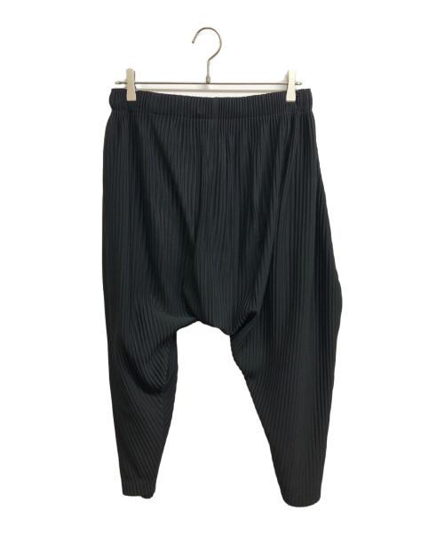 HOMME PLISSE ISSEY MIYAKE（オム プリッセ イッセイ ミヤケ）HOMME PLISSE ISSEY MIYAKE (オム プリッセ イッセイ ミヤケ) プリーツサルエルパンツ ブラック サイズ:2の古着・服飾アイテム