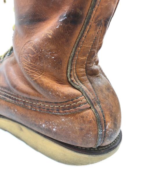 RED WING（レッドウィング）RED WING (レッドウィング) 10ホールモックトゥブーツ ブラウン サイズ:9 1/2の古着・服飾アイテム