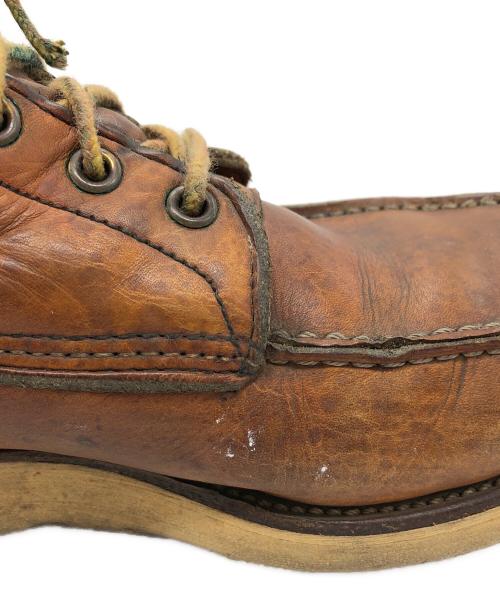 RED WING（レッドウィング）RED WING (レッドウィング) 10ホールモックトゥブーツ ブラウン サイズ:9 1/2の古着・服飾アイテム