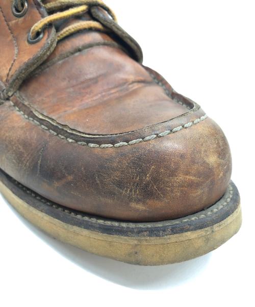 RED WING（レッドウィング）RED WING (レッドウィング) 10ホールモックトゥブーツ ブラウン サイズ:9 1/2の古着・服飾アイテム