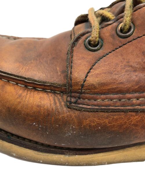 RED WING（レッドウィング）RED WING (レッドウィング) 10ホールモックトゥブーツ ブラウン サイズ:9 1/2の古着・服飾アイテム