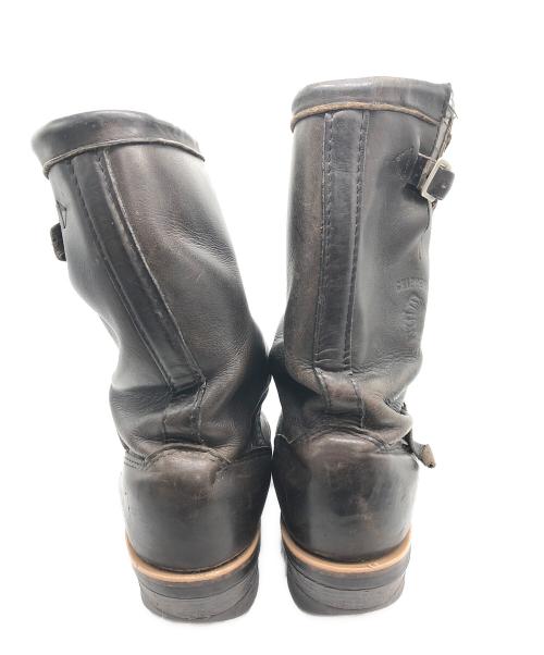 CHIPPEWA（チペワ）CHIPPEWA (チペワ) エンジニアブーツ ブラック サイズ:9　1/2の古着・服飾アイテム