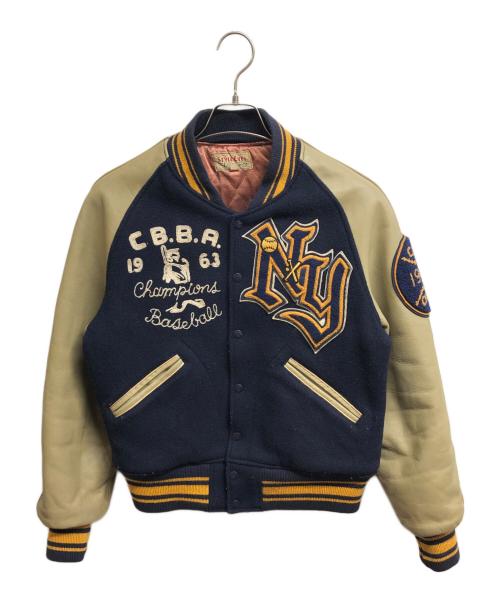 STYLE EYES（スタイルアイズ）STYLE EYES (スタイルアイズ) スタジャン ネイビー サイズ:38の古着・服飾アイテム