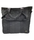 PORTERポーター）の古着「フラッシュトートバッグ」｜ブラック