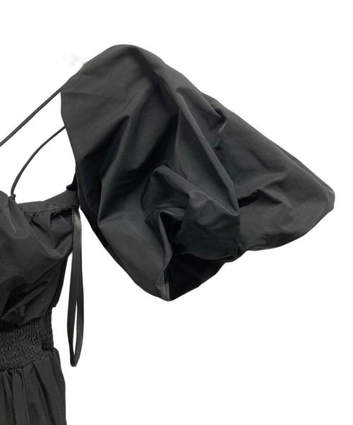 eimy istoire（エイミーイストワール）eimy istoire (エイミーイストワール) ボリュームスリーブ2wayキャミワンピース ブラック サイズ:FREEの古着・服飾アイテム