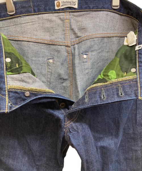 A BATHING APE（ア ベイシング エイプ）A BATHING APE (ア ベイシング エイプ) デニムパンツ インディゴ サイズ:Sの古着・服飾アイテム
