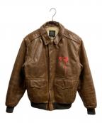 AVIREXアヴィレックス）の古着「A-2フライトジャケット」｜ブラウン