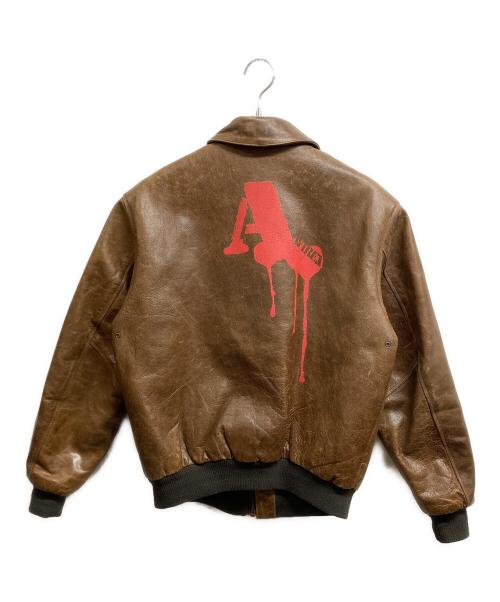AVIREX（アヴィレックス）AVIREX (アヴィレックス) A-2フライトジャケット ブラウン サイズ:Sの古着・服飾アイテム