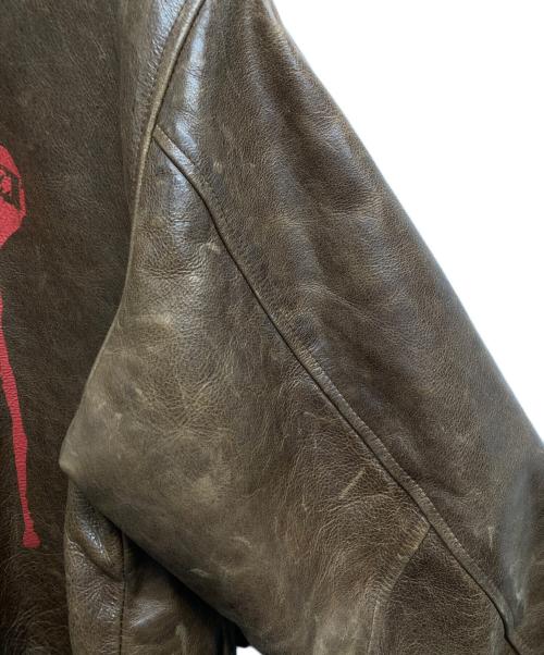 AVIREX（アヴィレックス）AVIREX (アヴィレックス) A-2フライトジャケット ブラウン サイズ:Sの古着・服飾アイテム