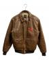 AVIREX（アヴィレックス）の古着「A-2フライトジャケット」｜ブラウン