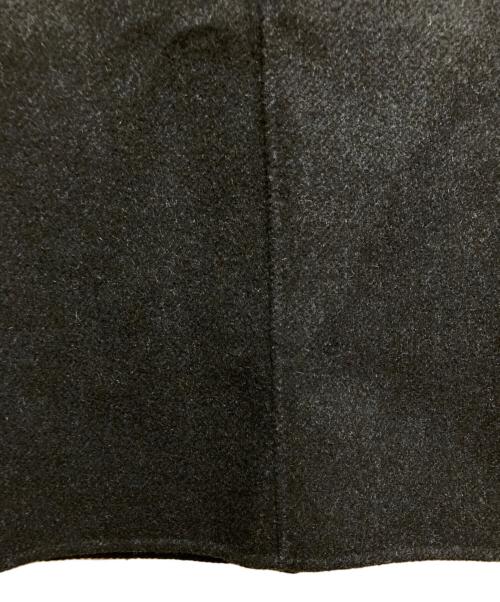 23区（ニジュウサンク）23区 (ニジュウサンク) ウールリバーツイル ノーカラーコート ネイビー サイズ:38の古着・服飾アイテム