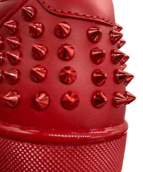 Christian Louboutin（クリスチャン・ルブタン）Christian Louboutin (クリスチャン・ルブタン) Seavaste 2 スタッズローカットスニーカー レッド サイズ:41の古着・服飾アイテム